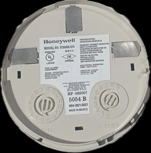 Honeywell Tc806b1076 Smoke Detector