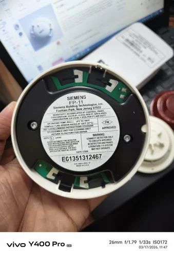 Siemens Fp11 Smoke Detector