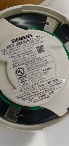 Siemens Oh921 Siemens Smoke Detectors